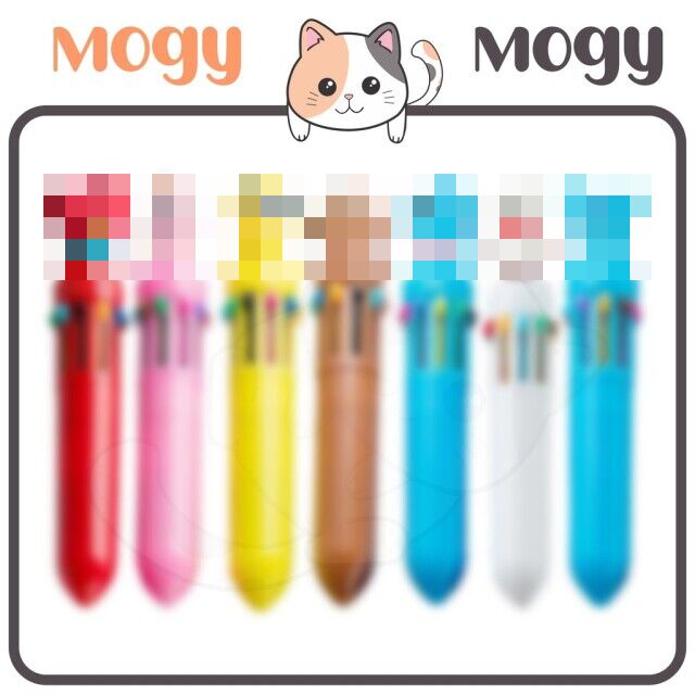 MOGYMOGY  PN01 Pulpen Karakter  Gel Pulpen 10 Warna Ballpoin