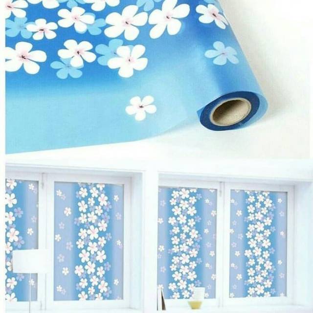 

SUN BLAST STICKER KACA BUNGA BIRU Ukuran 100 cm x 90 cm (Sudah Ada Lem – MLG)