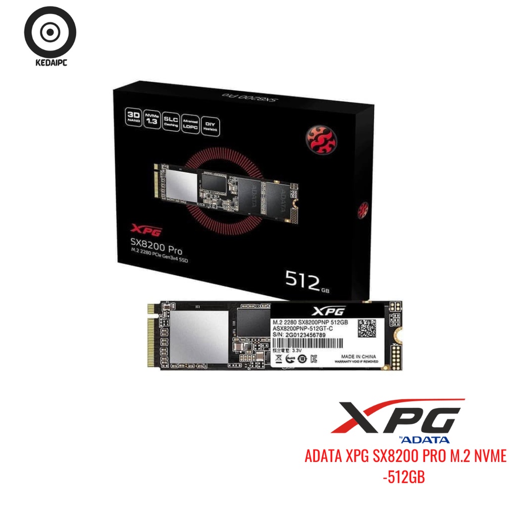 ADATA XPG SX8200 PRO M.2 NVME 512GB