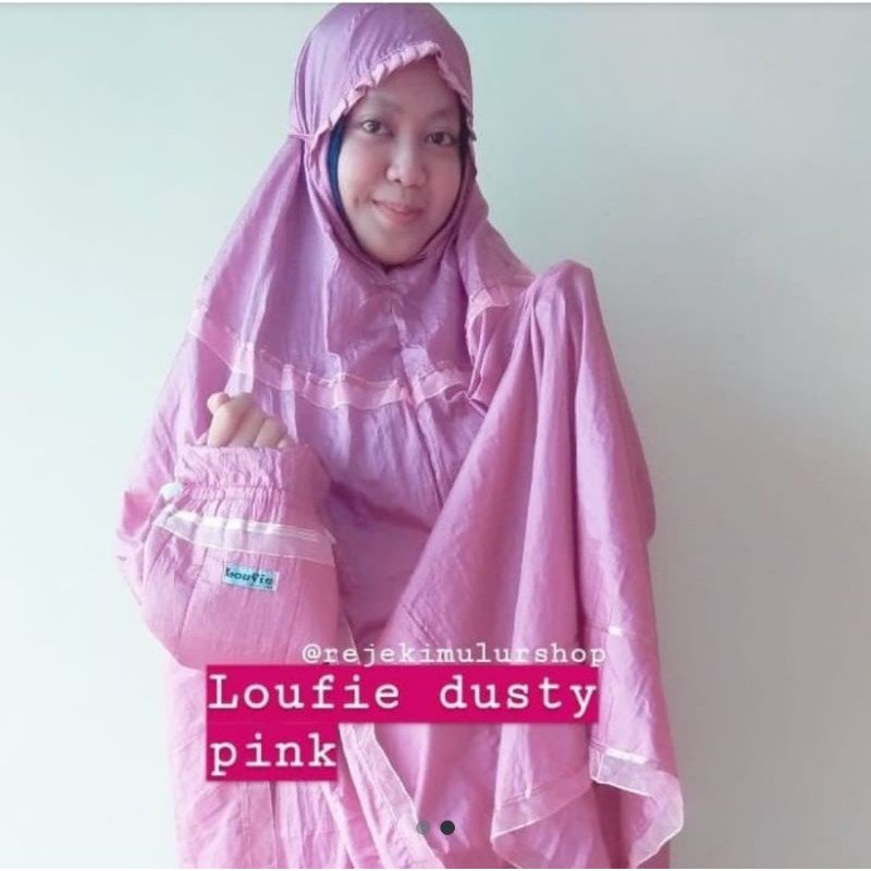 Mukena Parasut Kepang Loufie