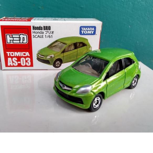 ❄ Honda Brio Tomica reguler AS-03 Mainan Diecast miniatur mobil murah ✱