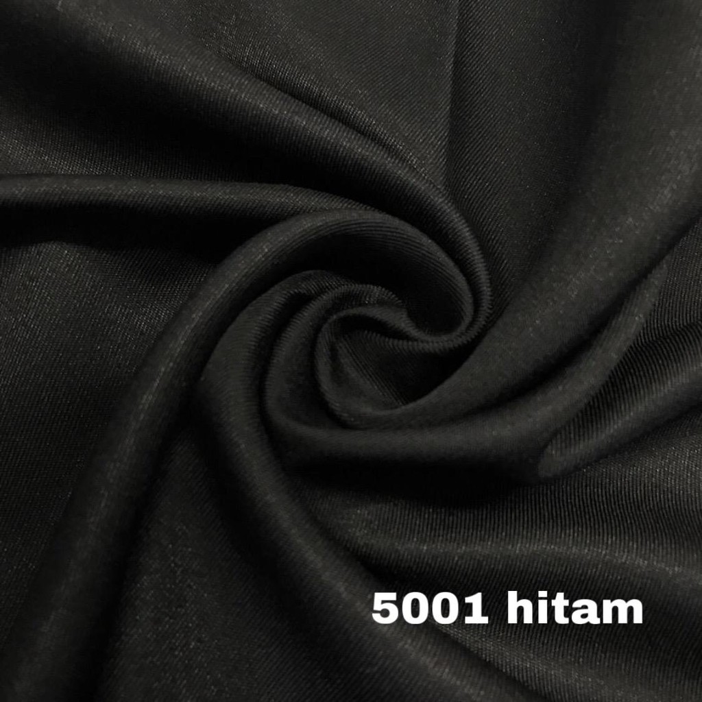 Multi Kain Shakila Shakila sakila sakilla premium lebar 1.5 meter-Hitam
