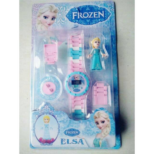 jam tangan lego anak,frozen,iron man,princess,cinderella,dll