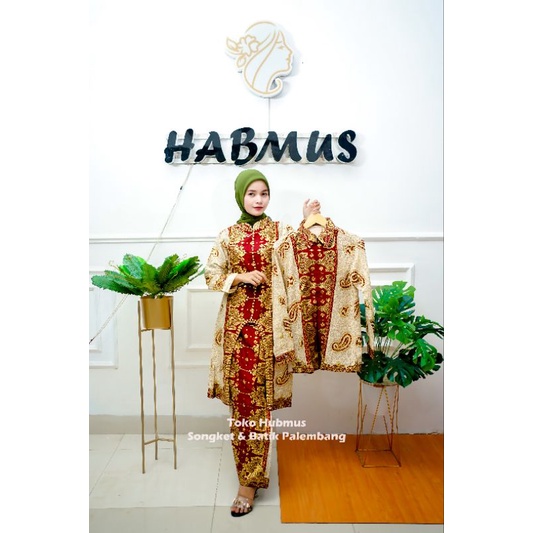 COUPLE SETELAN SONGKET PALEMBANG KATUN PREMIUM