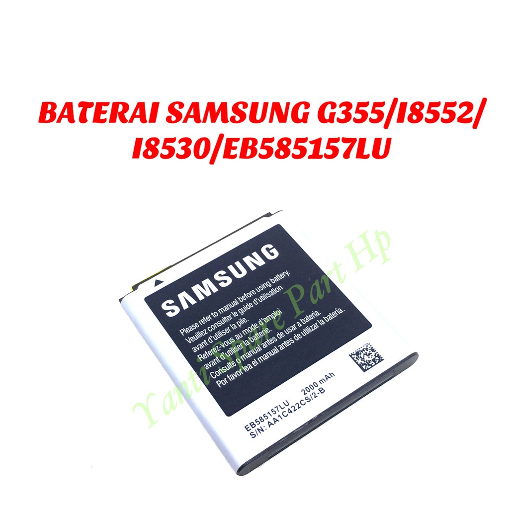 Baterai Samsung G355 I8552 Original New