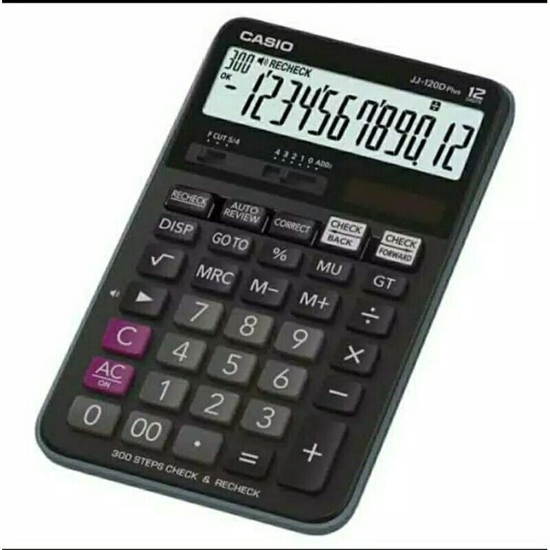 

KALKULATOR CASIO JJ-120 D CHECK & CORRECT CALCULATOR DESKTOP JJ-120D