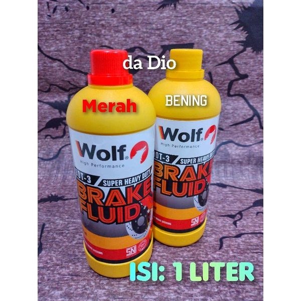 (1 LITER) MINYAK REM MOBIL MOTOR BRAKE FLUID DOT 3