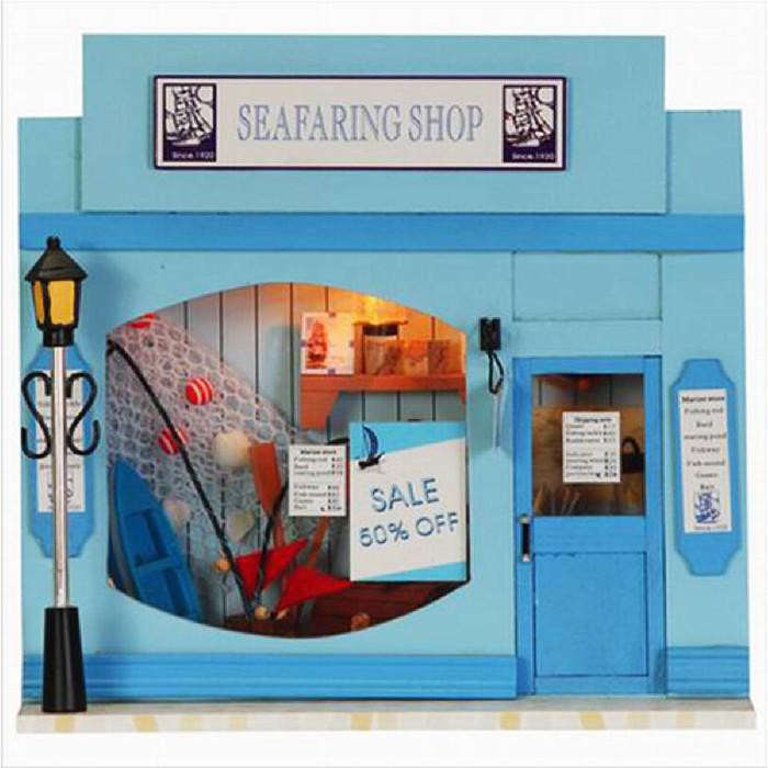 [mainan-hobi] DIY DOLLHOUSE HONGDA SEAFARING SHOP