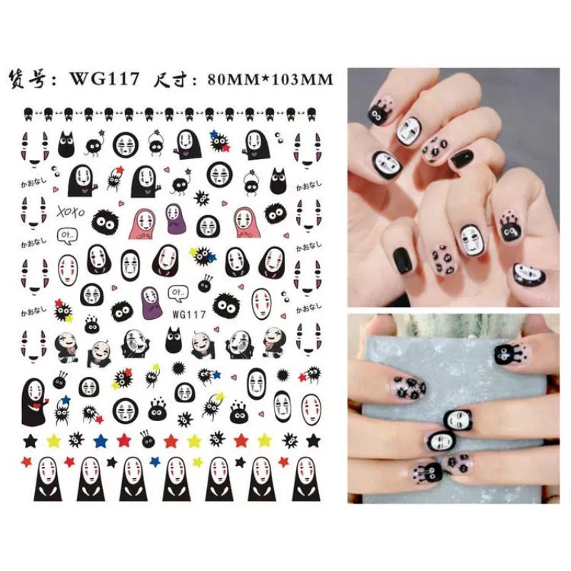 3D Nail Art/ Stiker Kuku 3D/ 3D Nail Seal/ Fimo/ Hiasan Kuku/ Aksesoris Kuku Palsu Nailart