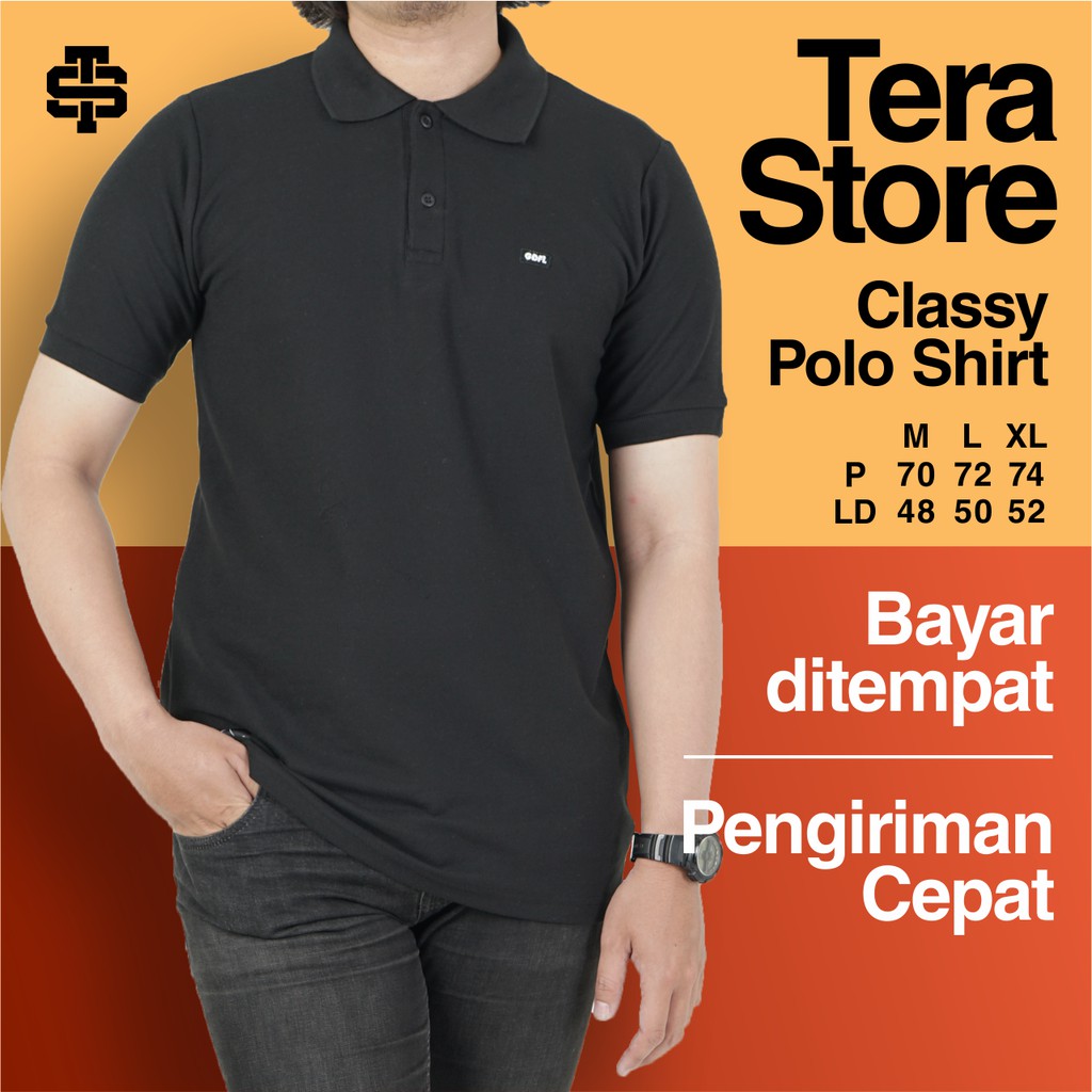  Kaos  Kerah  Murah Pria Pendek Pria Polos  Kerah  kaos  kerah  