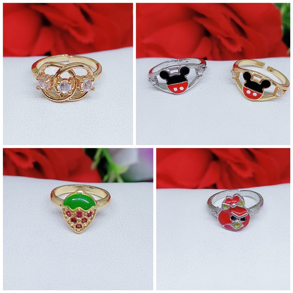 Cincin Xuping Anak-anak Aneka Motif