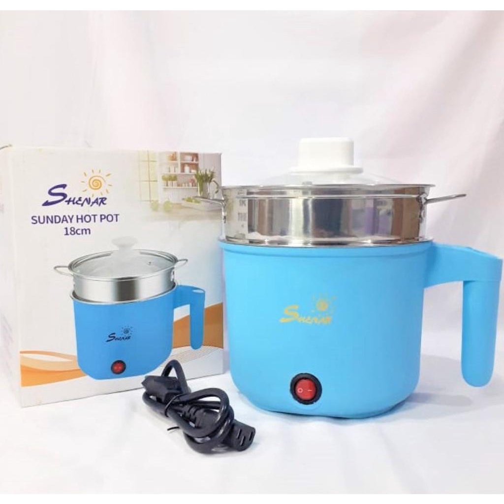 PANCI GRANADA STEAMER LISTRIK ELEKTRIK MULTIFUNGSI KUKUSAN STREAMER STAINLESS LAPIS HOT POT