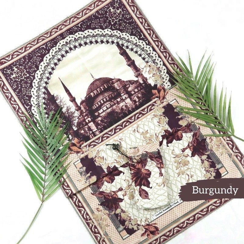 sajadah travel Istambul/sajadah traveling tas dompet/sajadah