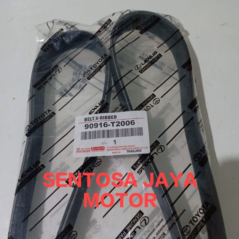 FAN BELT V-BELT TALI KIPAS TOYOTA INNOVA HILUX FORTUNER DIESEL ORIGINAL