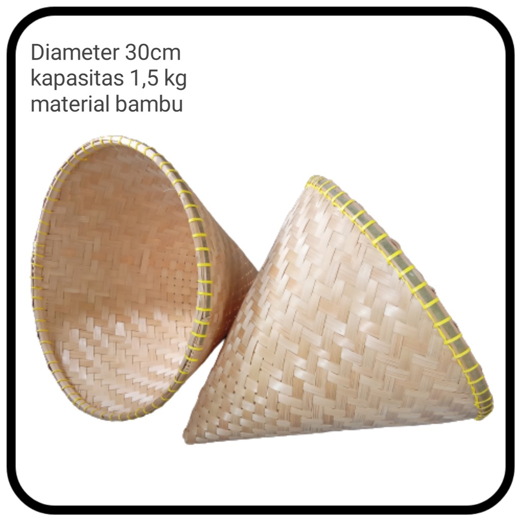 kukusan bambu / aseupan bambu / pengukus nasi