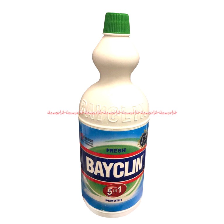 Bayclin 5in1 Pemutih Fresh Regular Cairan Pemutih Baju Pakaian 1000ml 1Liter Penghilang Noda Bay Clin