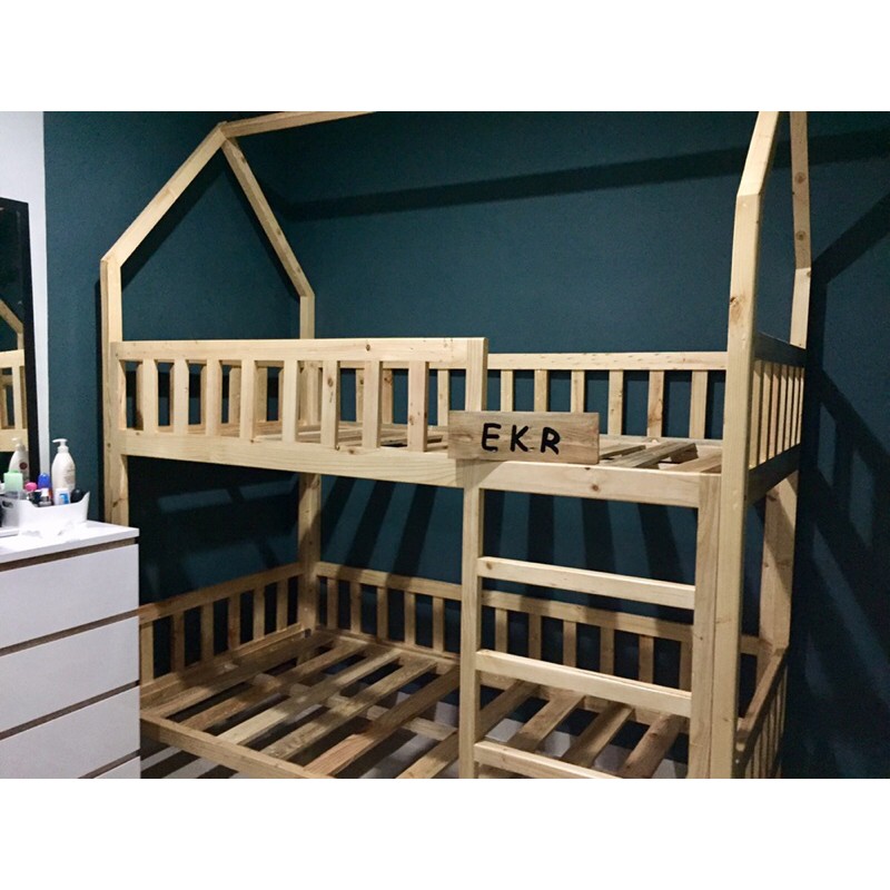 TEMPAT TIDUR TINGKAT / BUNKBED / BEHOUSE TINGKAT 90-100X200cm