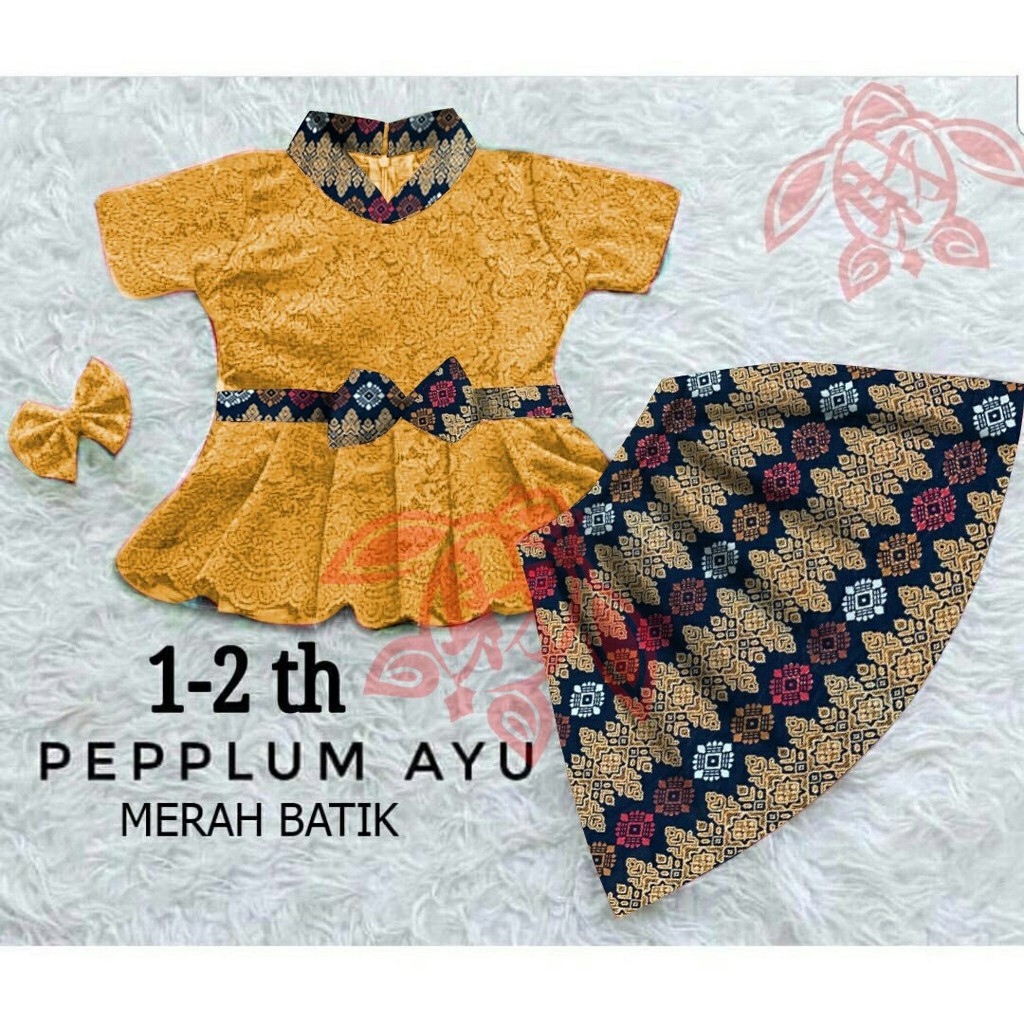 ST KID PEPLUM BINTANG 4Warna