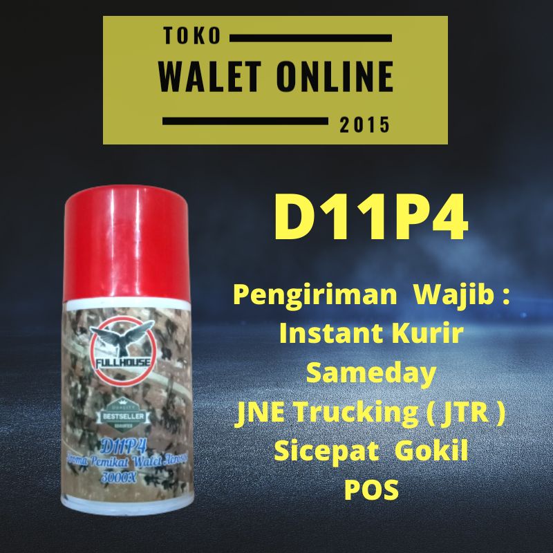 PARFUM WALET AEROSOL D11P4 FULL HOUSE ORIGINAL AROMA DUPA
