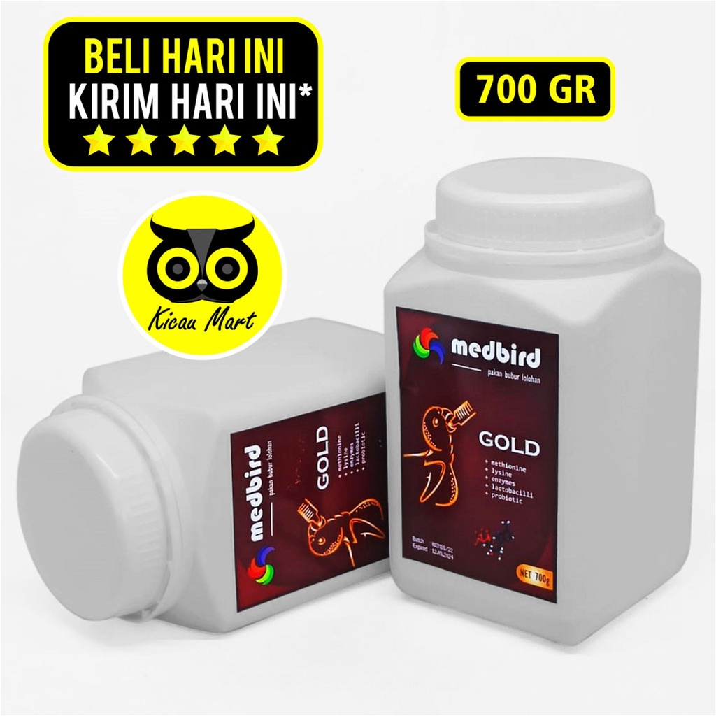 PAKAN LOLOHAN MEDBIRD GOLD VERSELE LAGA 700 GRAM MAKANAN PIYIK BAYI BURUNG LOVEBIRD KENARI MEDBIRD70