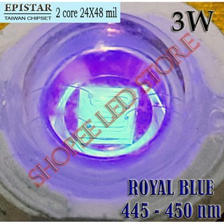 [DSP-9063] HPL 3 WATT GENUINE EPISTAR CHIPSET LED ROYAL BLUE 44-450nm LED WITH PCB