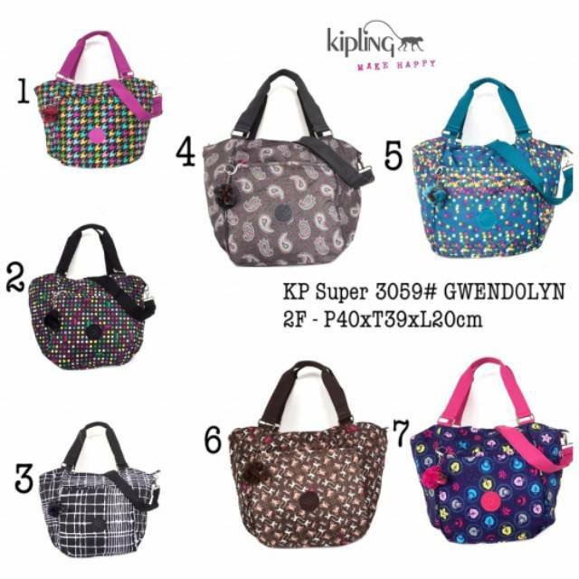 TAS KIPLING SUPER 3059 # GWENDOLYN 2 FUNGSI