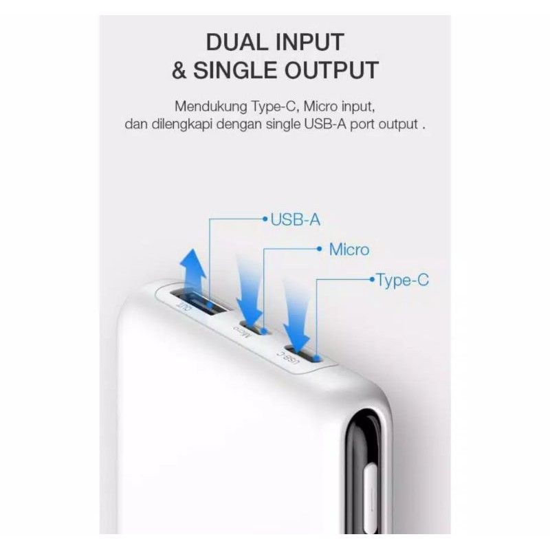 POWER BANK ROBOT 1USB 10000MaH RT180 POWER BANK ROBOT 10000MaH 1USB RT180