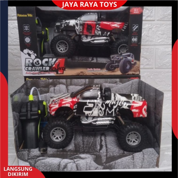 Mobil Remote Control Off road Truck Mainan Remot Kontrol RC Car Rock Crawler offroad Sand Monster