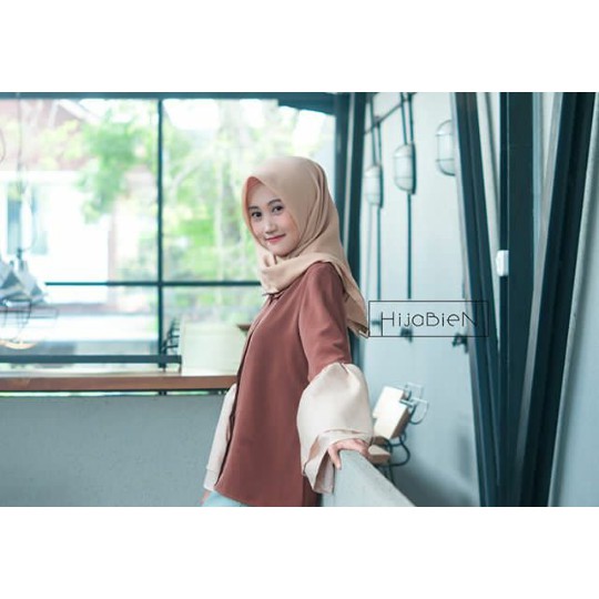 DEMIA TOP / BAJU HIJAB / OUTFIT HIJAB / ATASAN HIJAB