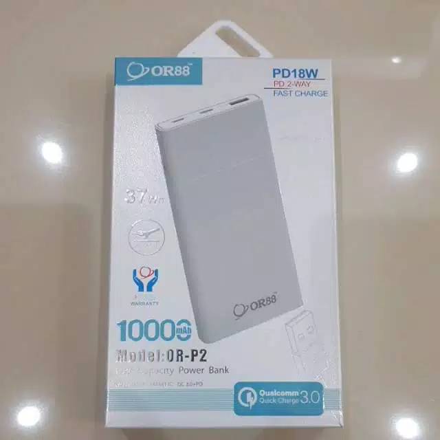 POWER BANK 10.000 MAH OR 88 MODEL OR-P2