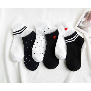 KMK-01 kaos kaki SEMATA KAKI RENDA summer japan jepang korea cotton katun mori socks lolita