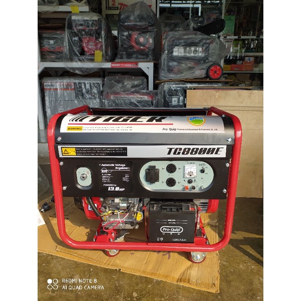Genset Tiger 5000 Watt Tiger TG 8800 E