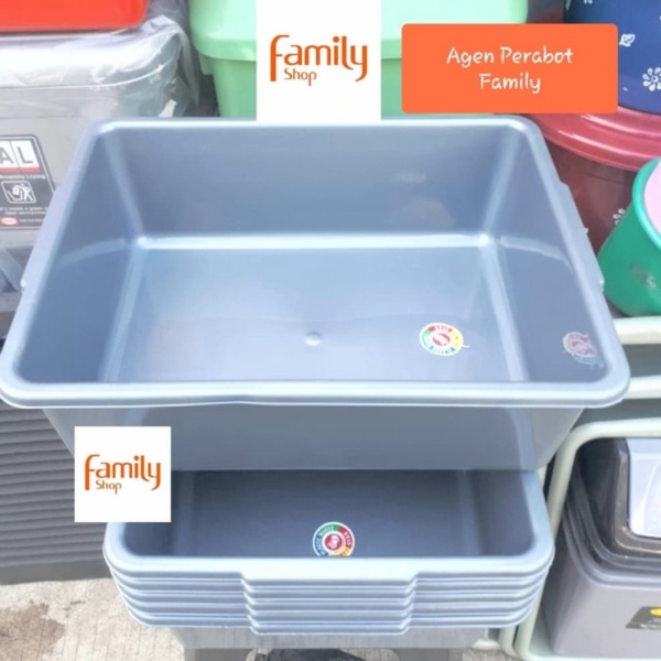 Jual Bak Persegi  Baskom Kotak Komet Star Korea Abu Besar Murah