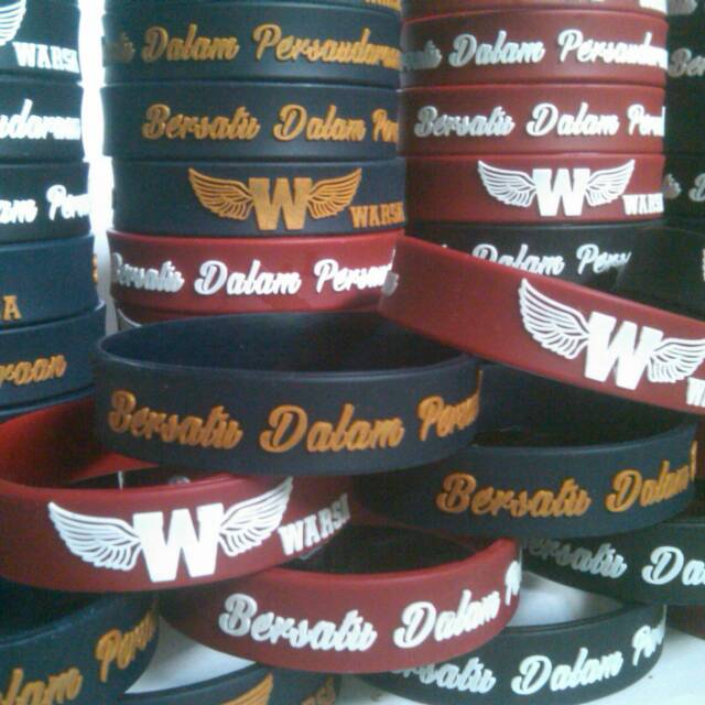 Gelang rubber/karet custom