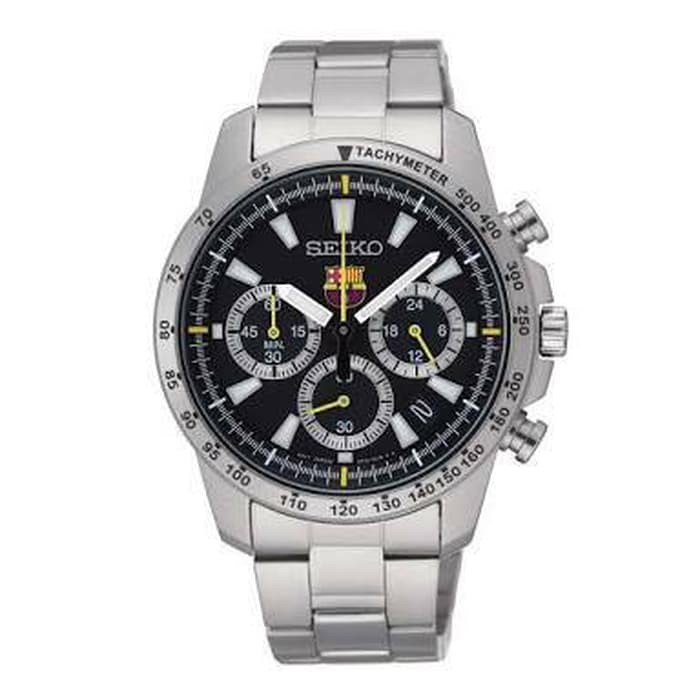 Jam Tangan Seiko Pria SSB073 SSB073P1 Barcelona Original Bergaransi Resmi 1 Tahun