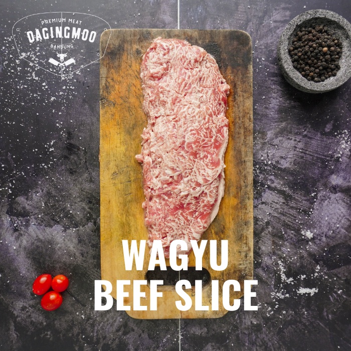 

Beef Wagyu Slice Meltique US Premium Impor / Daging Sapi Wagyu Slice Meltik Shortplate 500gr Bandung