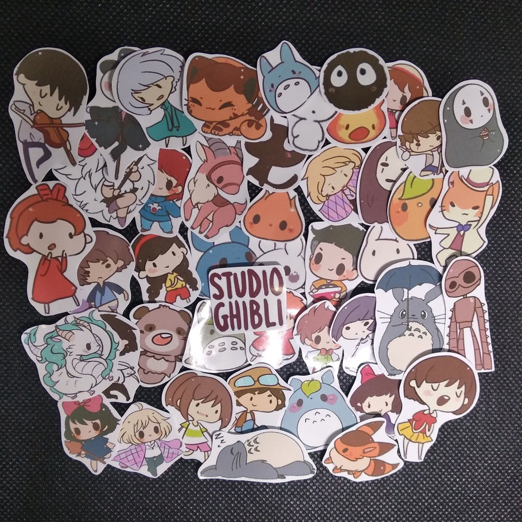 

45 pc STIKER TEMA STUDIO GIBLI (uk S) | STICKER GLOSSY AESTHETIC | STICKER TUMBLR | STIKER HP | STIKER LAPTOP | STIKER LUCU