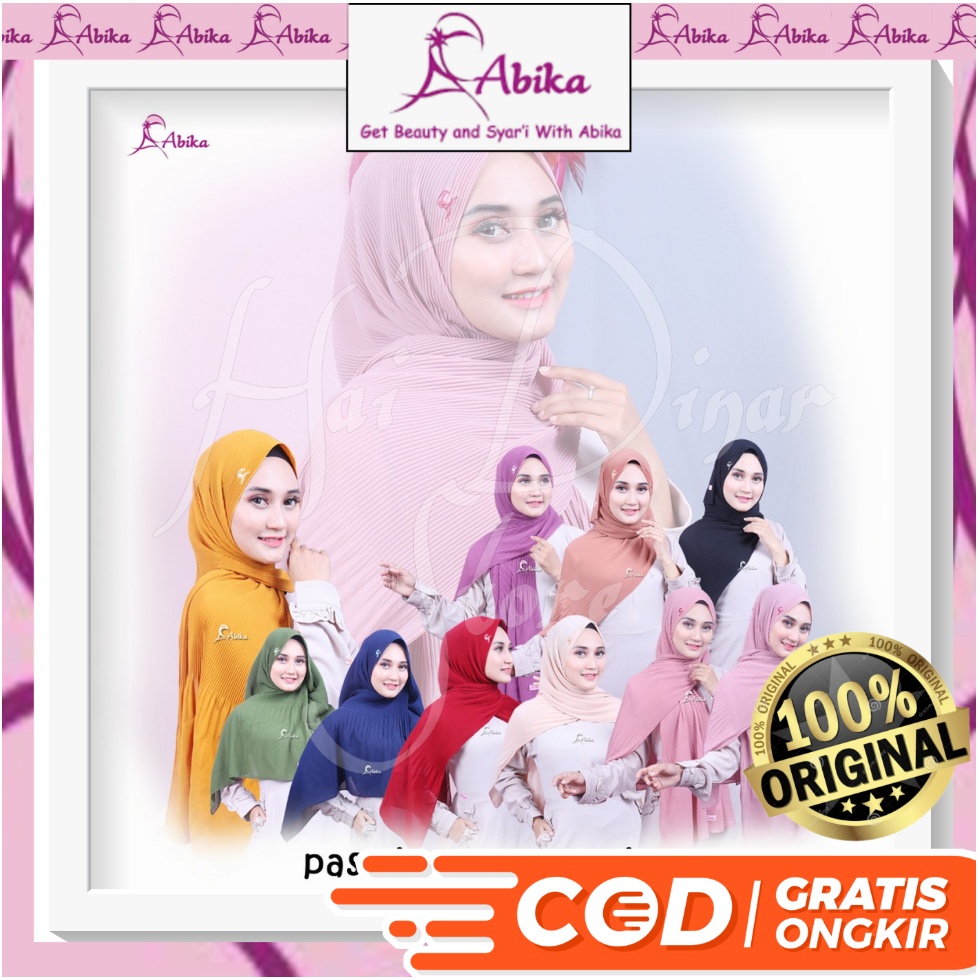 [Baru] Abika Pashmina Plisket Selena Abika hijab Ready