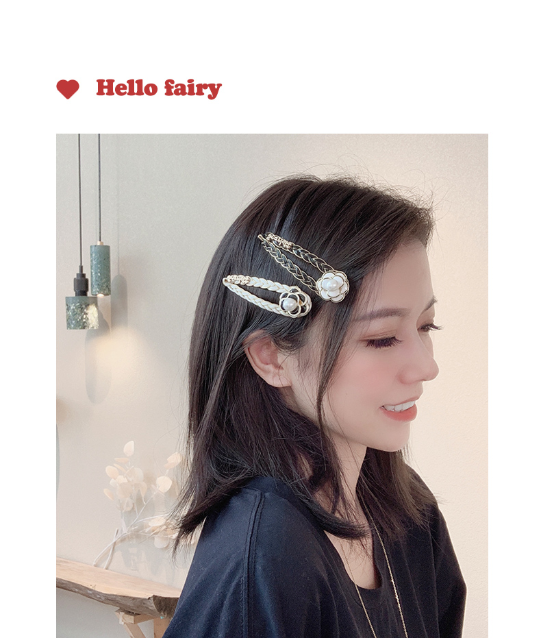 Ins Jepit Rambut Sederhana Retro Poni Samping Clip Hiasan Kepala Gadis Bb Korea Hairpin