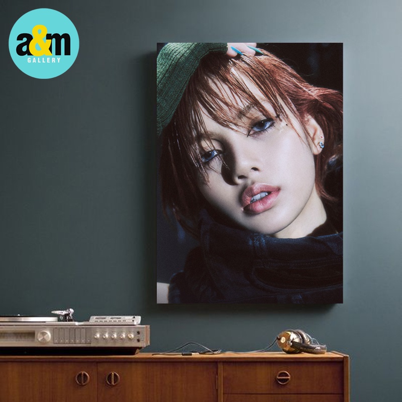 Poster Kayu BLACKPINK PINK VENOM VERSION Hiasan Dinding Kamar K-POP I Pajangan Dinding Kamar K-POP Wall Decor Kamar - A&amp;M