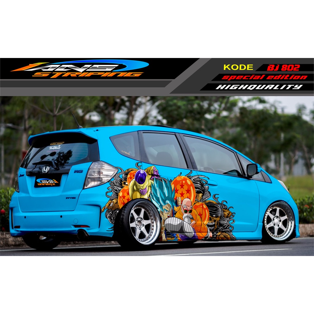 STIKER DECAL MOBIL HONDA BRIO / JAZZ RS / MOBILIO / AGYA / YARIS / ATOS / STICKER MOBIL