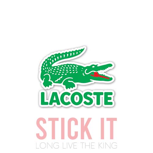 

Stiker lacoste sablon setrika DTF kaos baju sticker fashion 67