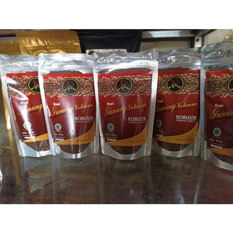 

Volcano coffee kopi Robusta kemasan 50gr kopi Robusta Temanggung