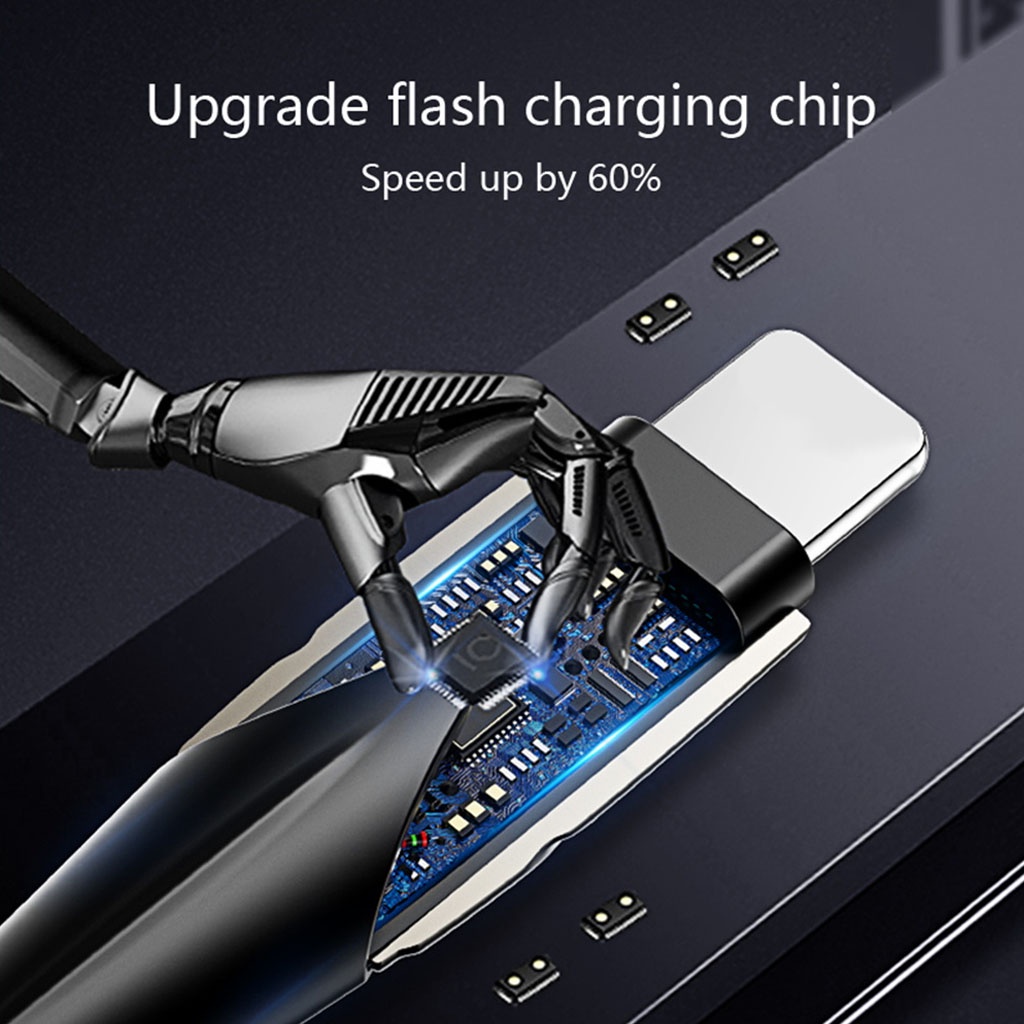 FA Kabel Data gennext 3A USB Fast charging Cable QC 3.0 Quick Charge Ori MICRO I lightning IPHONE I TYPE C