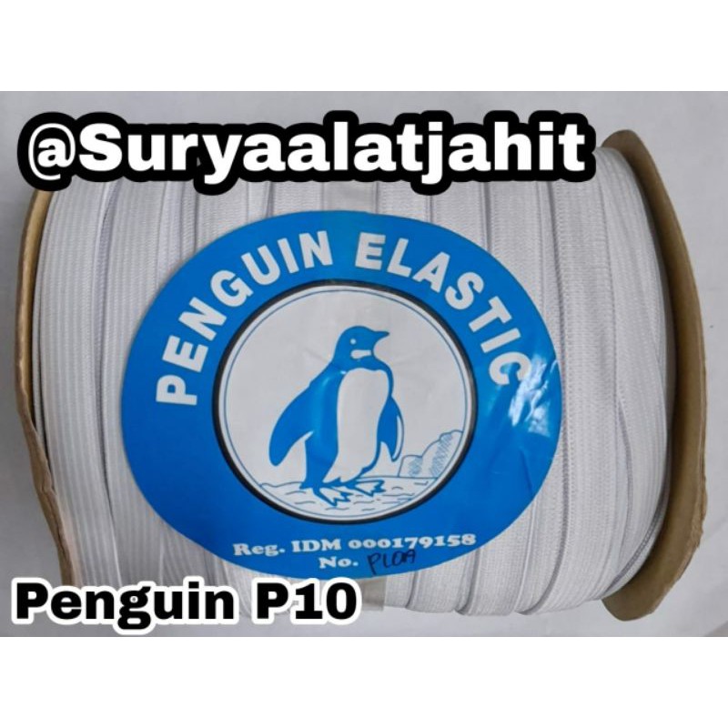 Karet Penguin P10A/1cm Putih @120Y =rp.39.250/1Rol