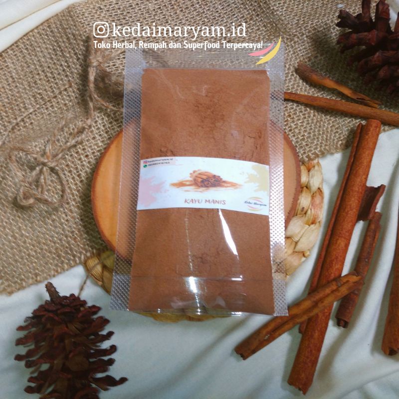 

Kayu Manis Bubuk Cinnamon Powder Murni Asli 50 Gram