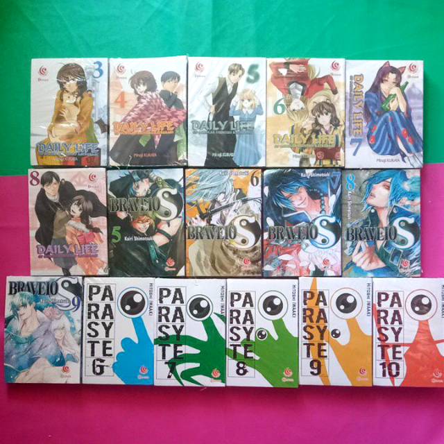 (37) Obral Komik Murah Berseri Level Dewasa -Daily Life -Brave10 -Parasyte Perfect Girl -Dark Edge