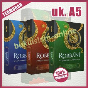 Al Qur an Robbani ukuran A5 Tajwid Warna Terjemah Per Kata   Mushaf Madinah Tafsir Full Color Terba