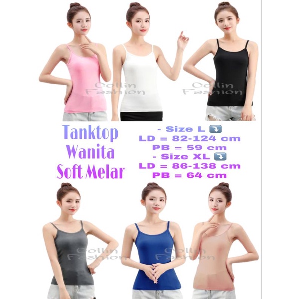 Tank top Wanita / Tanktop Wanita L XL XXL / Tanktop Wanita Bahan Soft