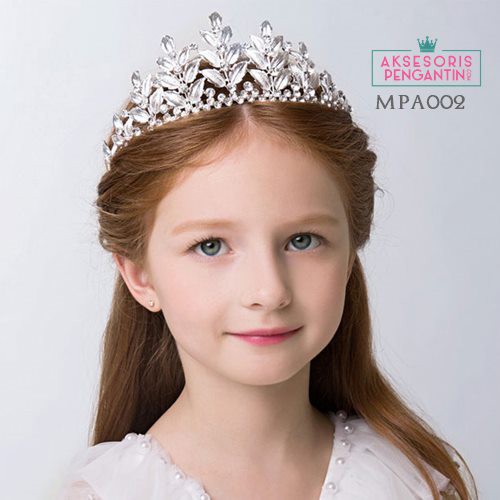 AKSESORIS CROWN RAMBUT PESTA ANAK WARNITA MODERN MPA002